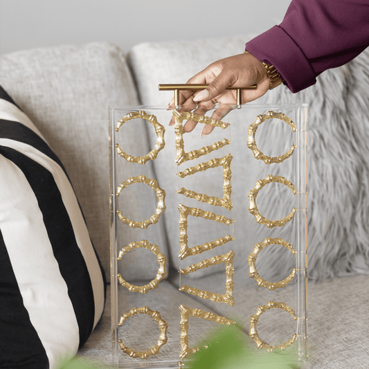 "Around The Way Collection" Bamboo Earring Tray