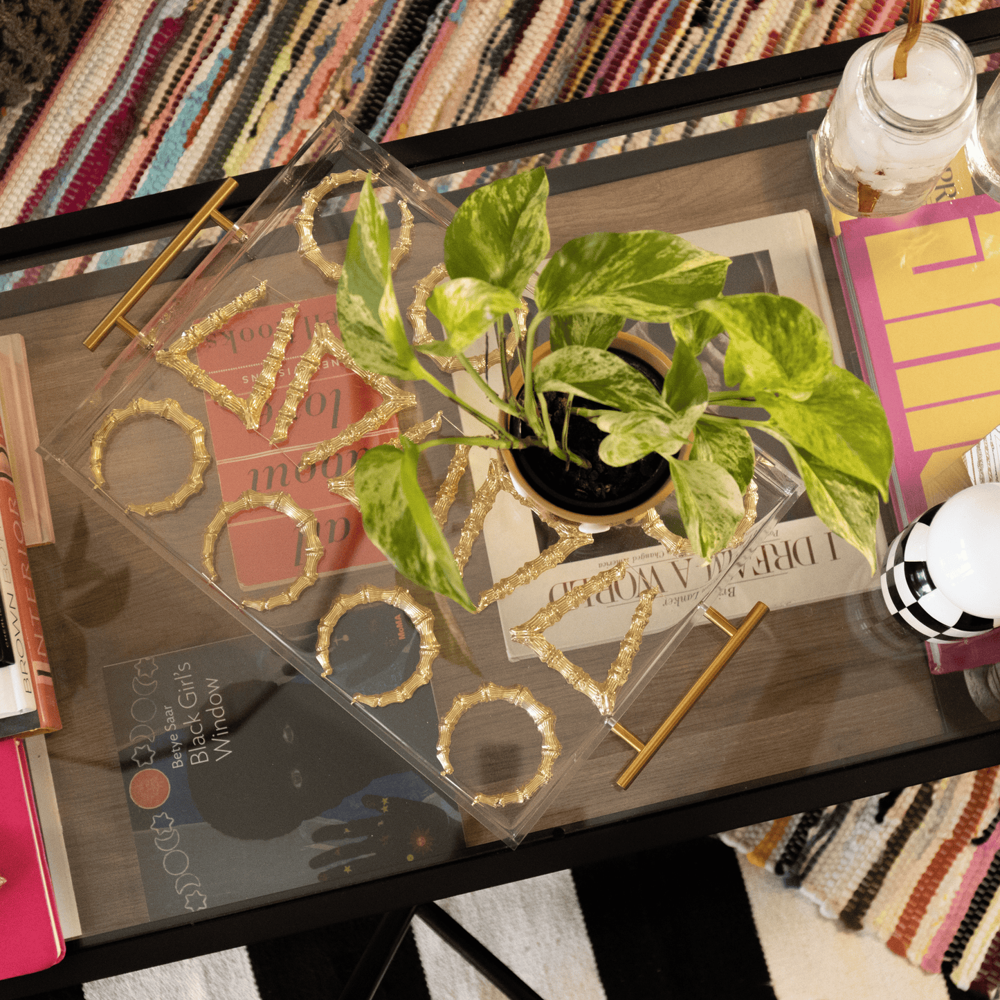 "Around The Way Collection" Bamboo Earring Tray